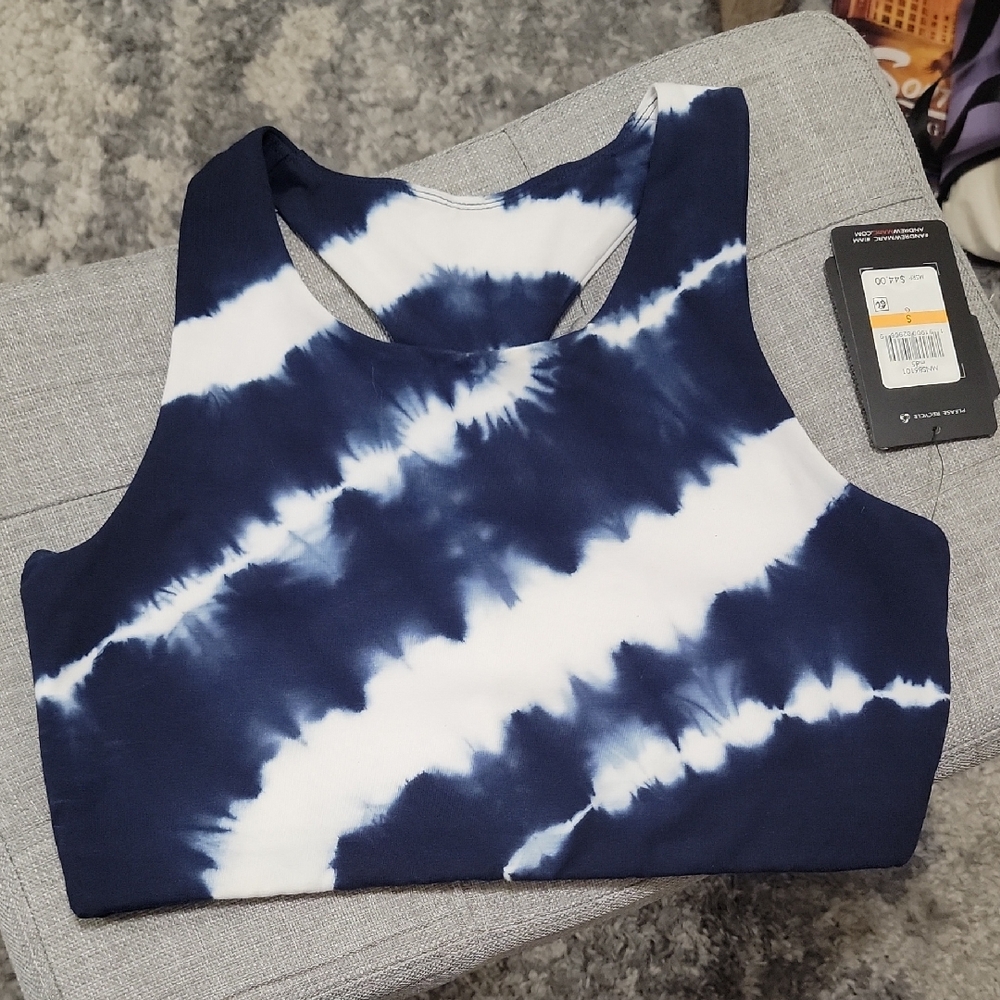 NWT Marc New York Performance Tie-Dye Sports Bra